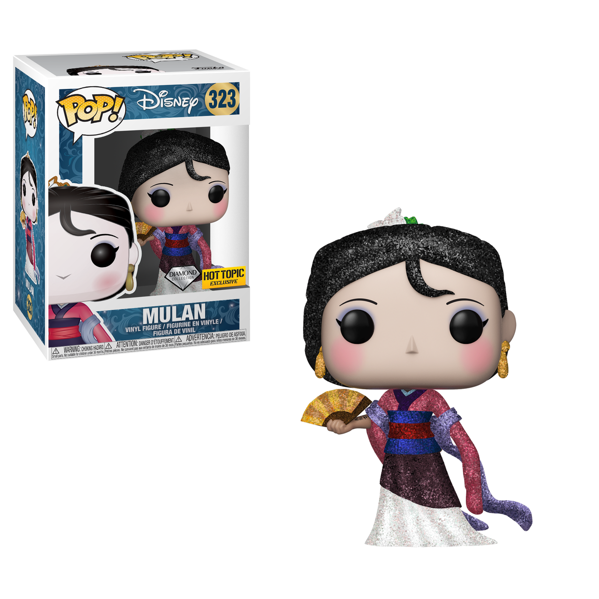 OriginalFunko's tweet photo. RT &amp; follow @OriginalFunko for the chance to win a @HotTopic exclusive Diamond Collection Mulan Pop! https://t.co/E6jCbbxlr5