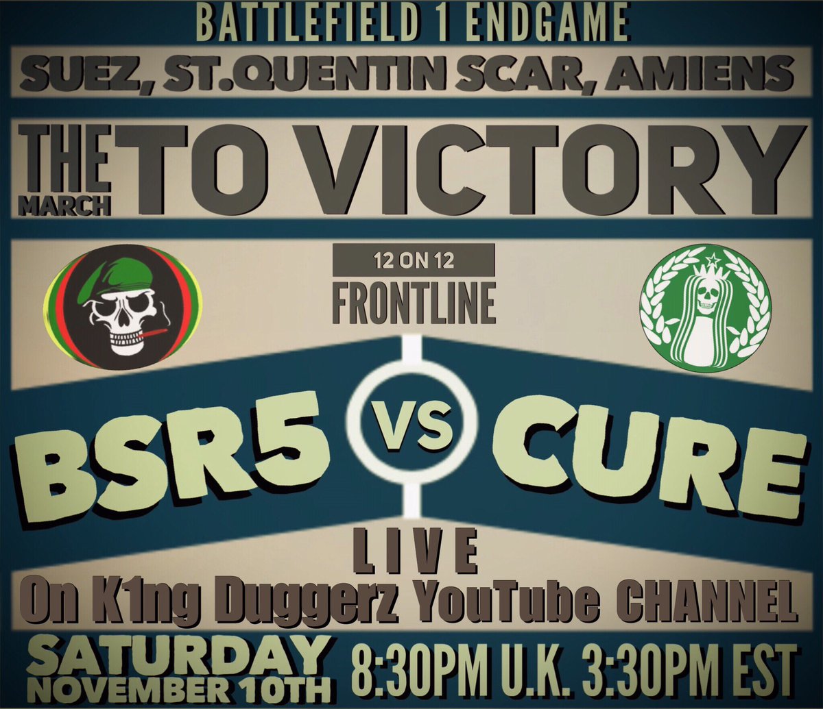 BSR5Official's tweet photo. Following the same rules as @BMF26405751 BSR5 upcoming match this weekend. It will be streamed!!! Check it out #competitivebattlefield
@SBcfc41 @SixStarGenerals @FoAmCommunity https://t.co/LeZjXf48ZL