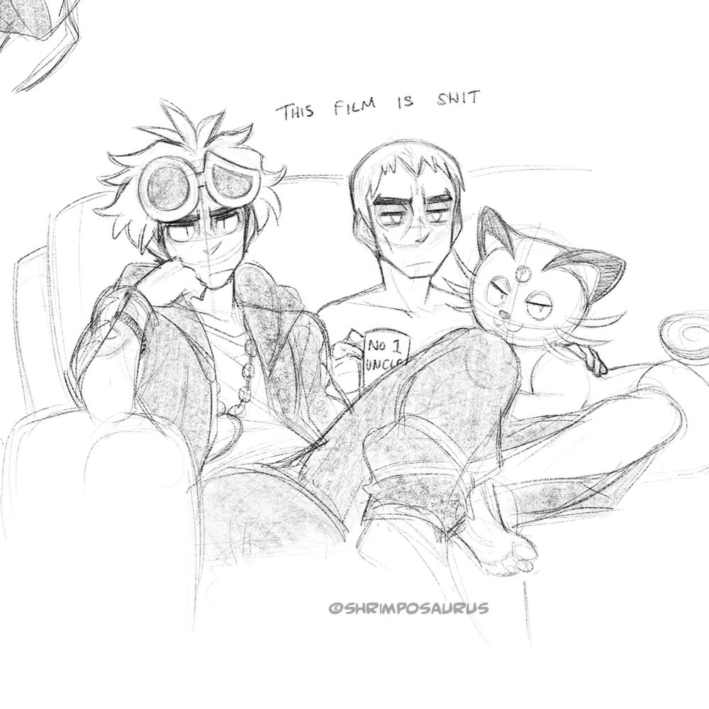 Lately i just wanna draw these guys forever. #pokemon #pokemonnanu #pokemonguzma #guzma #nanu #pokemonsunandmoon 