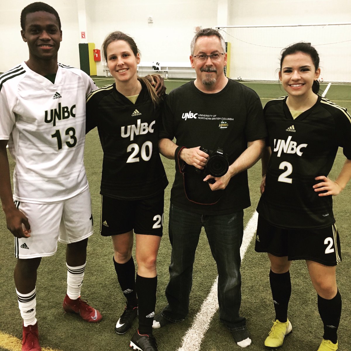 Big thanks to <a href="/UNBC/">University of Northern British Columbia (UNBC)</a> video whiz <a href="/mickharper411/">Mick Harper</a> for taking photos and viz of <a href="/UNBCMSoccer/">UNBC Mens Soccer</a> &amp; <a href="/UNBCWSoccer/">UNBC Womens Soccer</a> athletes. They loved it.