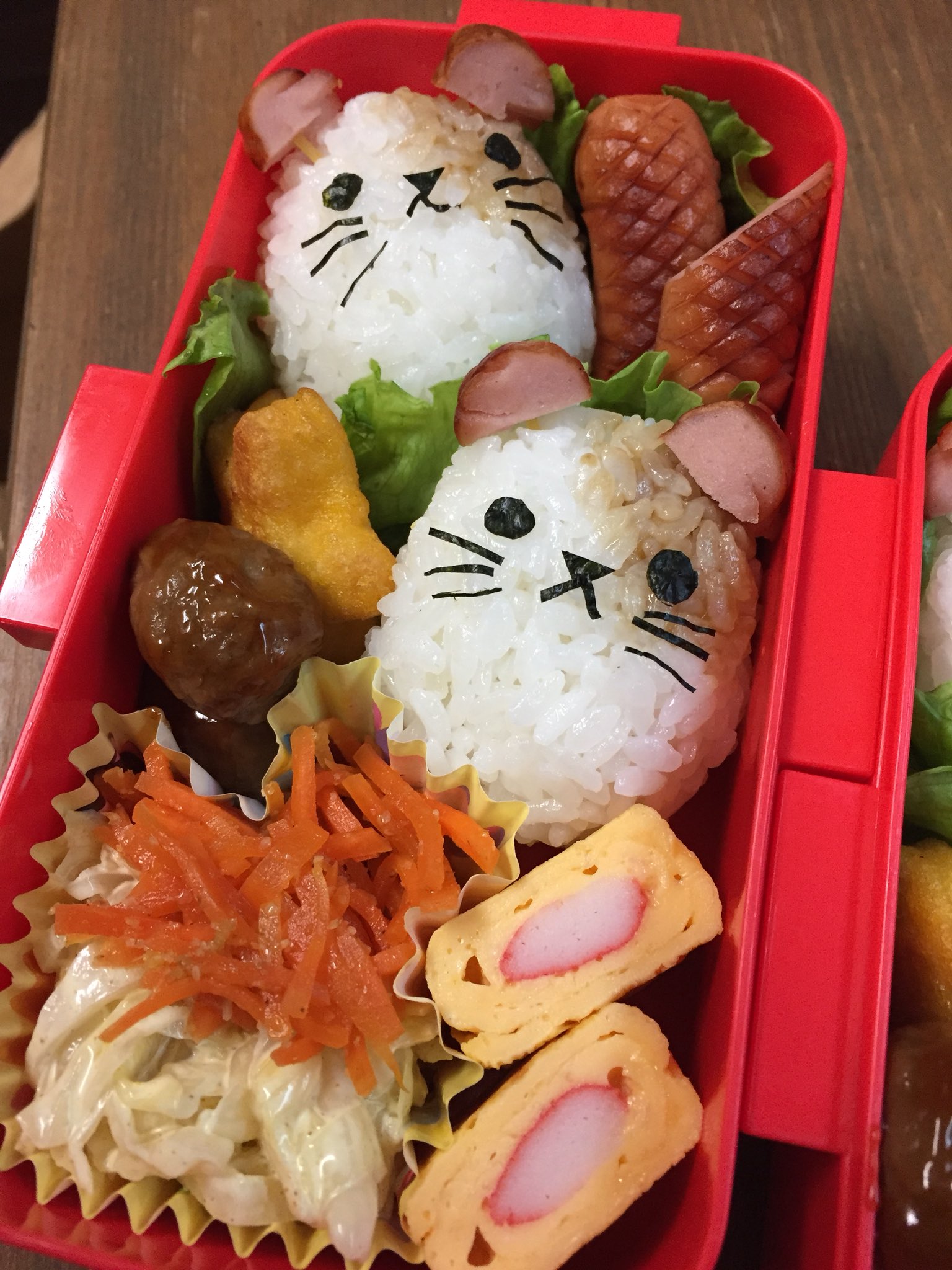 Twitter 上的 花屋 里乃彩 今日は娘たちのお弁当day 娘たちよテンション上がれ お弁当 キャラ弁 ハムスター 自然 Natural 森 Forest 野原 Field 花 Flowers 植物 Plants 福島潟 北区文化会館 豊栄病院 月岡温泉 葛塚 新潟市北区の花屋 里乃彩