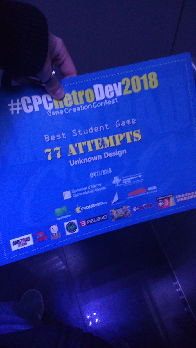 UnknownDesign1's tweet photo. It's been an awesome day, thank you all so much for the support. And of course to the amazing jury we had this year. 

Thanks for playing.

#cpcretrodev #Amstrad #Z80 https://t.co/fcslXgLYhP
