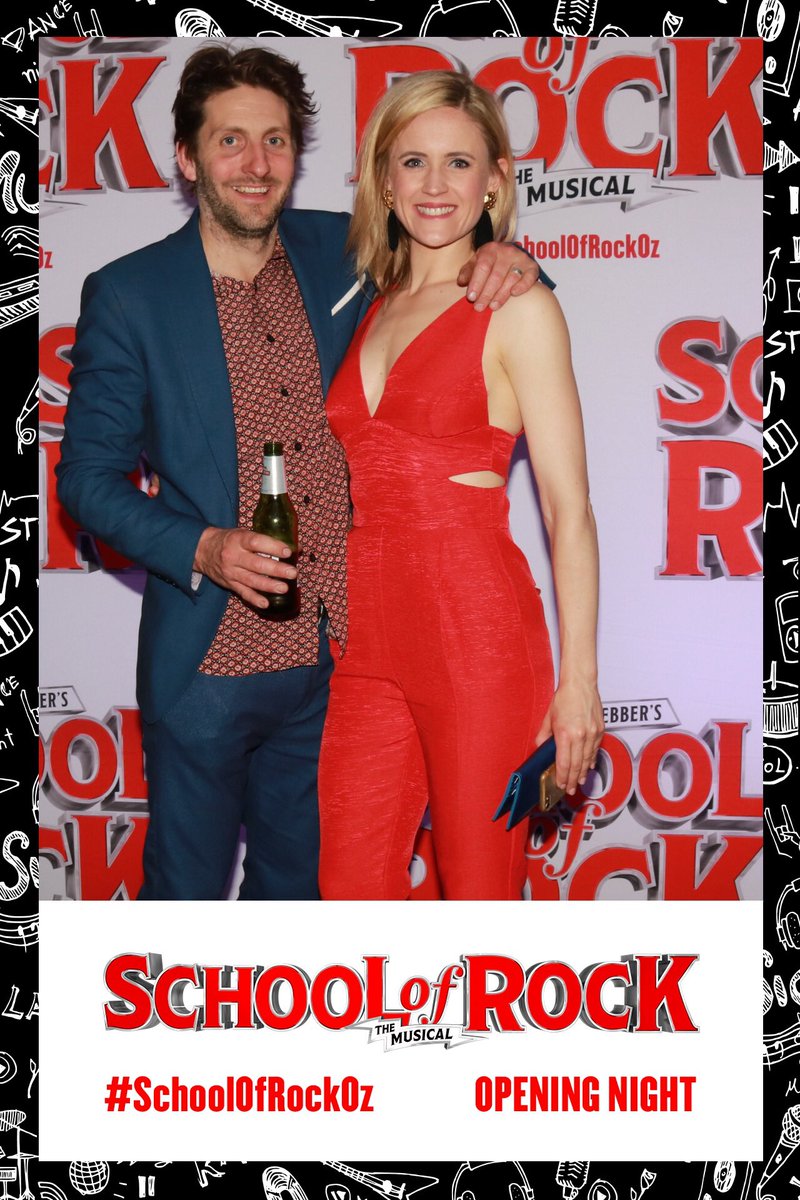 Aaaaand WE’RE OPEN! I’m so proud to be a part of this show that has a lot of heart and a lot of rocking good times! What a massive effort from everyone involved! Let’s rock Melbourne! <a href="/SoRmusical/">School of Rock</a> #SchoolOfRockOz