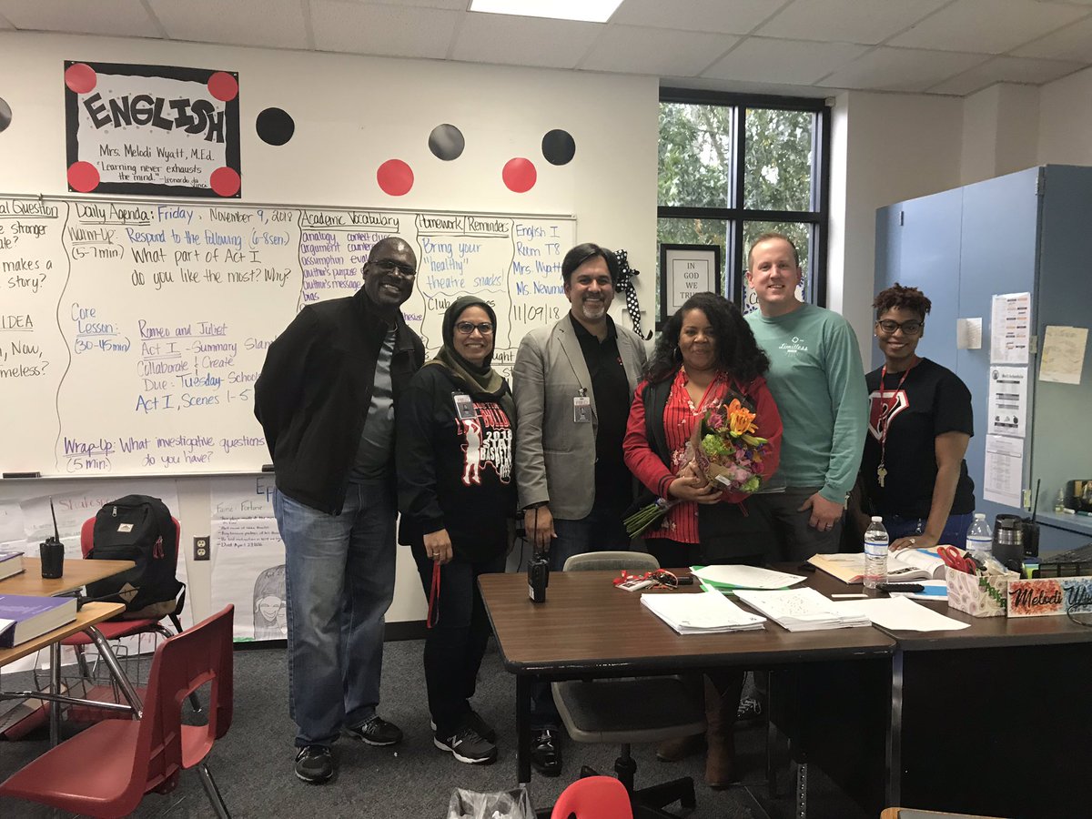 CONGRATULATIONS to the 2018-2019 Teacher of the Year Ms. Wyatt!!! 🎉🎊🎁