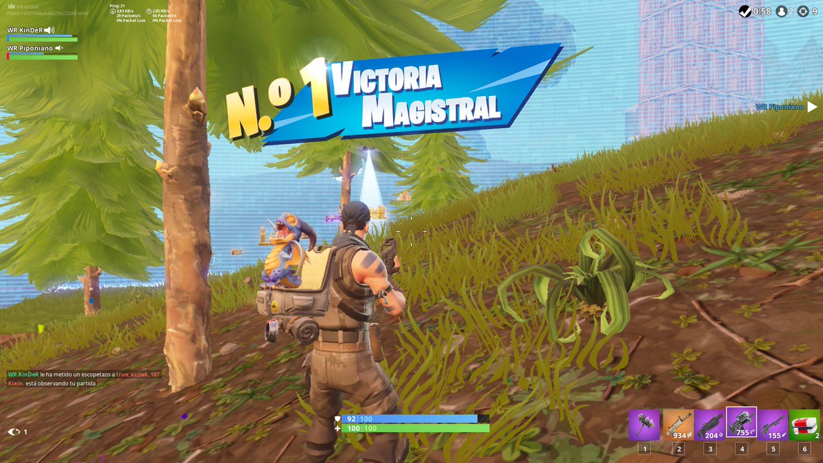 kinder_we's tweet photo. Vamoooos @piponiano @WERULE9 9 kills y piponiano 5 gg #gowerule https://t.co/zgj7lJSeNT