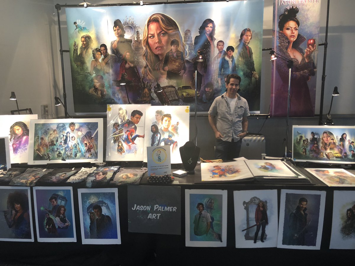 #OUATbur #vendorspotlight Check out @jasonpal_art in the vendor’s room for some unbelievable art prints and other merch!