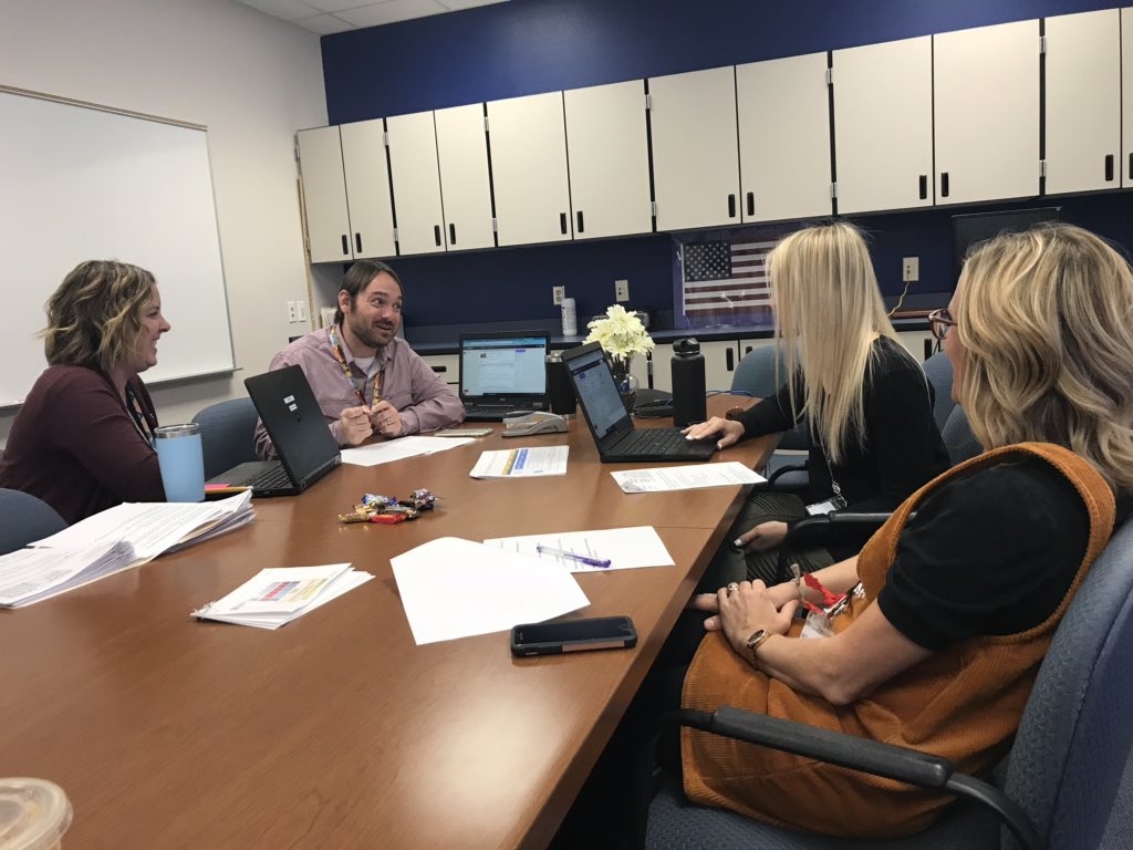 #ccusdtechcadre working hard coaching teachers with Technology Integration Matrix &amp; the Core Four!!! Yay Brian and Katherine!!
