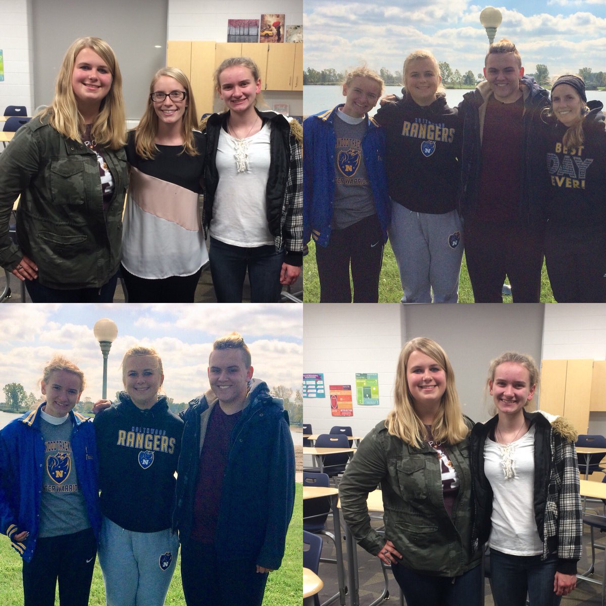 MrsBerlekamp's tweet photo. It was great to celebrate all the success we had this season at the fall sports banquet! And good luck to all our seniors: Mike, Trin, and Kylie. You will be missed!! #run_nhs #Runners4Life https://t.co/wywFdPX49M
