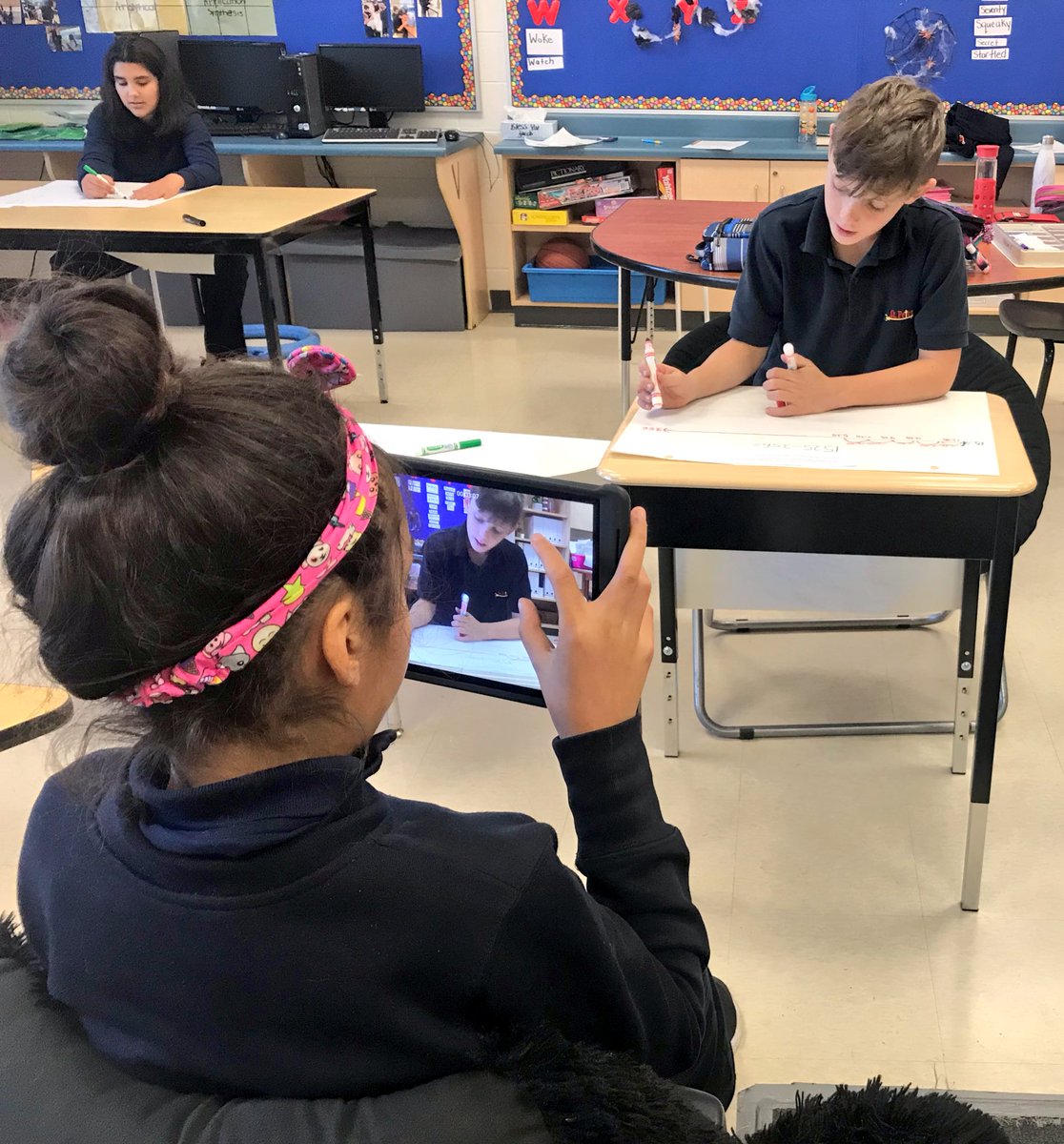 Ms_SAlves's tweet image. Using video evidence to provide descriptive feedback in math! #explainyourthinking #thinkingoutloud #learningfromoneanother @hcdsbmath @HCDSB @stpetersmilton