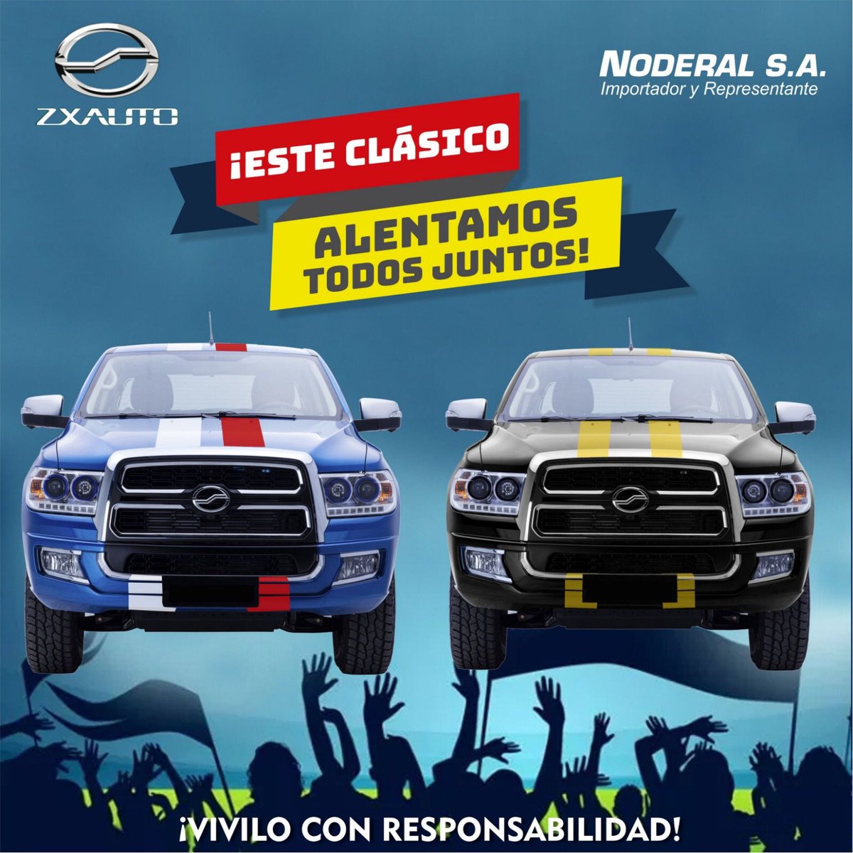 ZXAutoUy's tweet photo. ¿Quién ganará mañana? 
¡Vivilo con responsabilidad! https://t.co/MCFN0uEVVF
