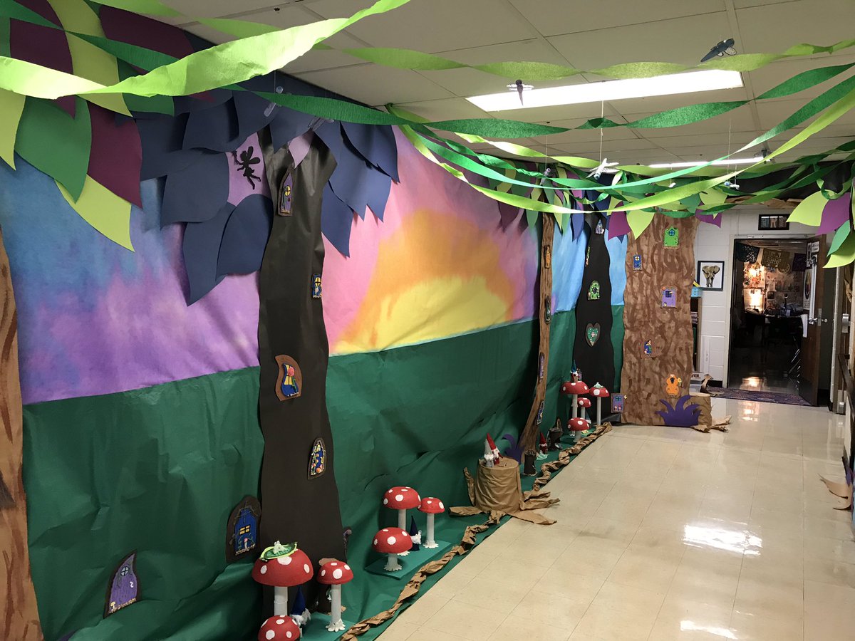 My kids are incredible...and so excited for the scholastic #bookfair!! #WilderRocks #EnchantedForest #SPSK5art