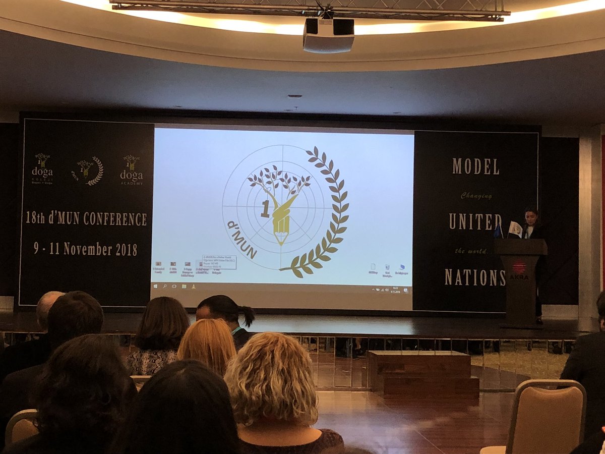 The first day of the 18th d’Mun #18thdmun <a href="/altayselen1/">Selen Altay</a> <a href="/Nurcanf7/">Nurcan fıçı</a> <a href="/DogrusozBilgesu/">Bilgesu Doğrusöz</a>