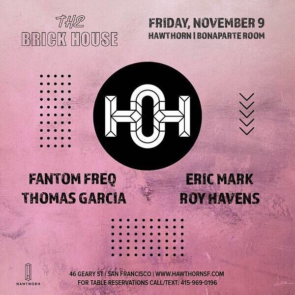 fantomfreq's tweet photo. Im coming back to San Fran tonight at @hawthorn_sf with the @houseofhustle homies @_ericmark @royhavens and @thomasgarciamusic . Come through and get Thicc with @thebrickhousemusic 🍑
#fantomfreq #ericmark #royhavens #thomasgarciamusic #houseofhustle #thebrickhouse #getyourf… https://t.co/n2h7ptyKZf