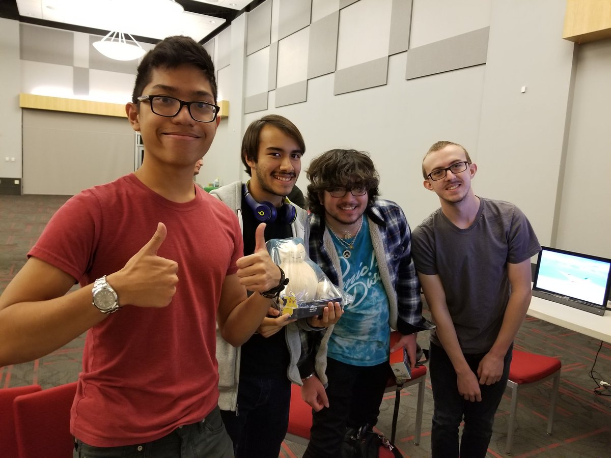 MarioPartyWars's tweet photo. Congrats to Klayton who was the winner of the #SuperSmashBrosU and thank you to all our finalist for an awesome set of matches. #GameNight #GeekWeek18 #esports #unlv #involvementunlv https://t.co/hT9N63xLFy