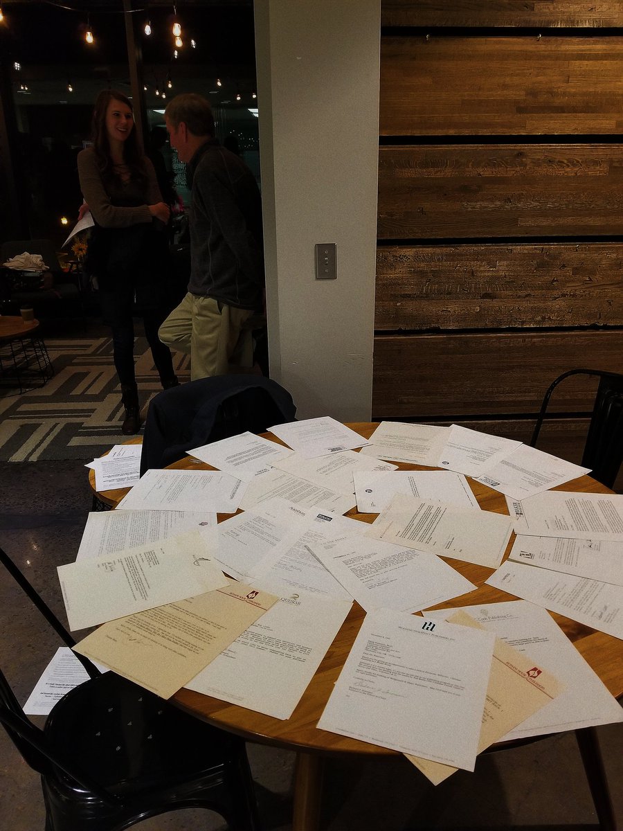 BrewTalks's tweet photo. "If you can dream it and you're gifted in it, you can do it" - Phillip Patterson, speaking on lessons he learned from failures like these 20 rejection letters he recieved for his first book https://t.co/iiJC4429EP
