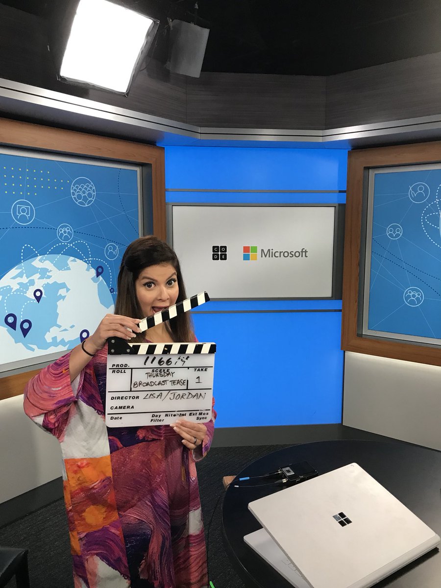 donasarkar's tweet image. Shooting many coding + creativity segments for #HourOfCode today. We’re talking tech + storytelling + fashion + game design + illustrations + animation and do much more! It all goes live the week of Dec 3rd aka #CSEduWeek! Cc @codeorg #MicrosoftLife