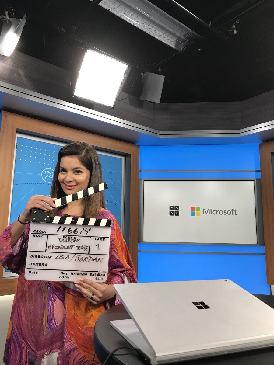 donasarkar's tweet image. Shooting many coding + creativity segments for #HourOfCode today. We’re talking tech + storytelling + fashion + game design + illustrations + animation and do much more! It all goes live the week of Dec 3rd aka #CSEduWeek! Cc @codeorg #MicrosoftLife