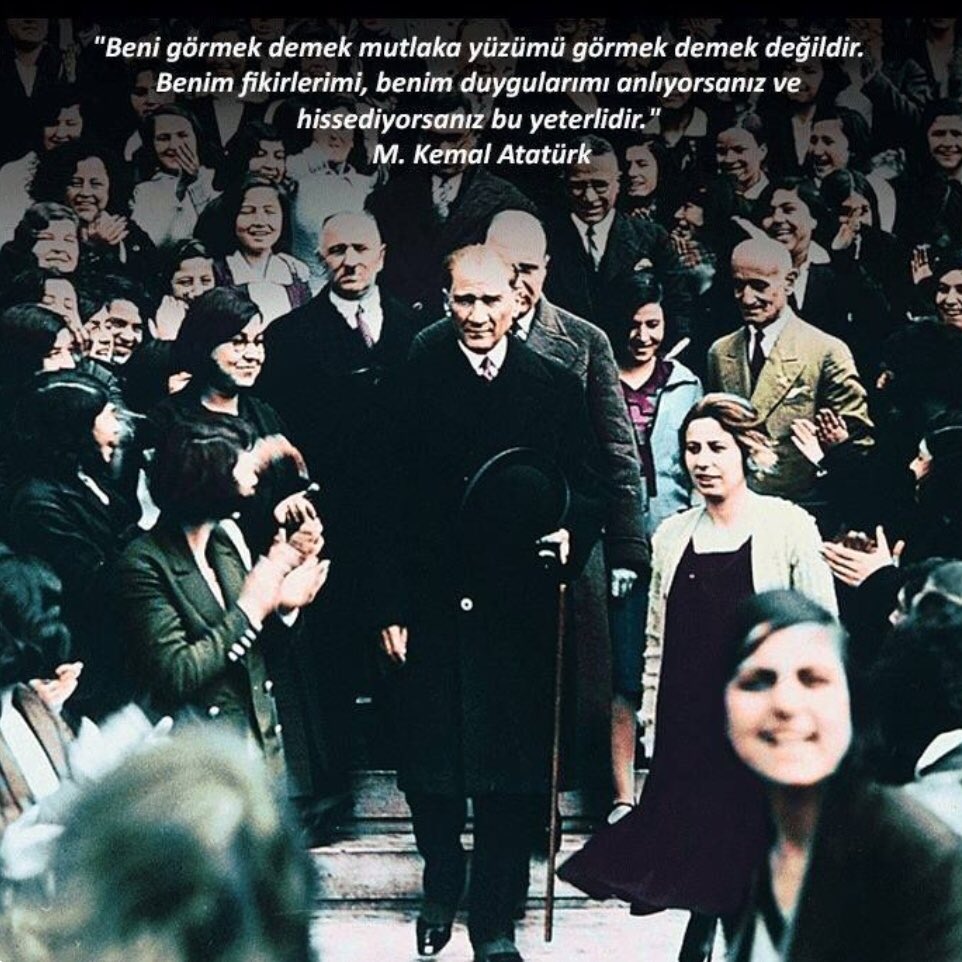 Saygı, sevgi ve özlemle anıyoruz... 💫#MustafaKemalAtatürk