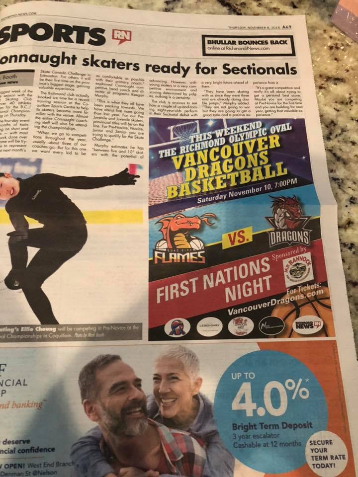 <a href="/VanDragons/">Vancouver Dragons</a> <a href="/TheRichmondNews/">Richmond News</a> <a href="/indocanvoice/">The Voice</a> <a href="/CTVVan_Sports/">CTV Vancouver Sports</a> <a href="/GlobalBCMorning/">Global News Morning</a> @TSN1040 <a href="/Sportsnet650/">Sportsnet 650</a> <a href="/provincesports/">Province Sports</a> <a href="/NEWS1130/">CityNews 1130 Vancouver (Inactive)</a> <a href="/CBCVancouver/">CBC Vancouver</a> <a href="/AAJMediaGroup/">Aaj Magazine</a> @QuadCityABA <a href="/RichmondSH/">RichmondSportHosting</a> <a href="/RichmondOval/">Richmond Olympic Oval</a> <a href="/dolphinclassic/">Dolphin Basketball</a> <a href="/JayJanower/">JAY JANOWER</a> <a href="/CeilisRichmnd/">Ceili's Modern Irish Pub</a> <a href="/City_tv/">Citytv+</a> <a href="/pulse1077/">107.7 Pulse FM</a> <a href="/TomZillich/">Tom Zillich</a>