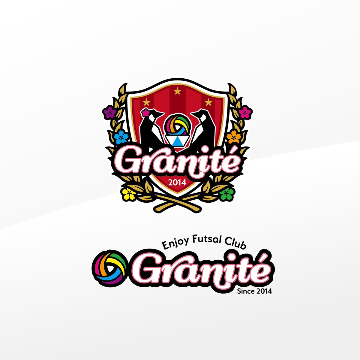 グラニテ エンブレム変更のお知らせ 来春に迎える創立5周年に向けたリニューアル企画の第一弾として チームエンブレムを一新します 新デザインでは フランス料理の氷菓を意味する グラニテ をイメージして２羽のペンギンを使用し 男女手を取り