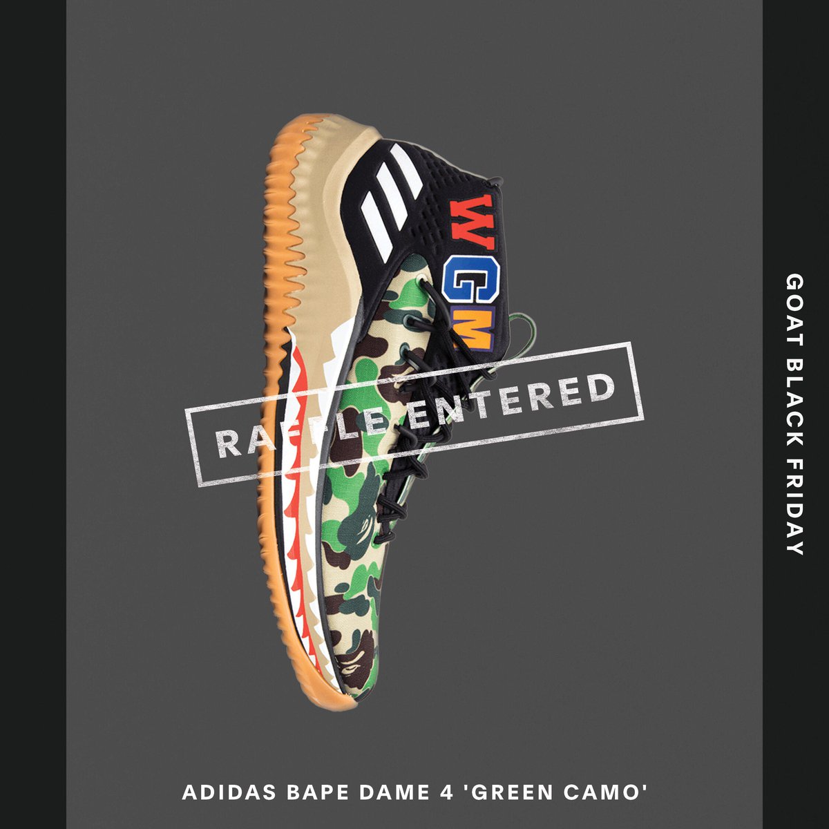 jhalloffamer's tweet photo. Enter the #GOATBlackFriday Raffle for your chance to win the most coveted sneakers and other prizes. @goatapp https://t.co/w6Y4GxlOct https://t.co/3nX96w0BI8