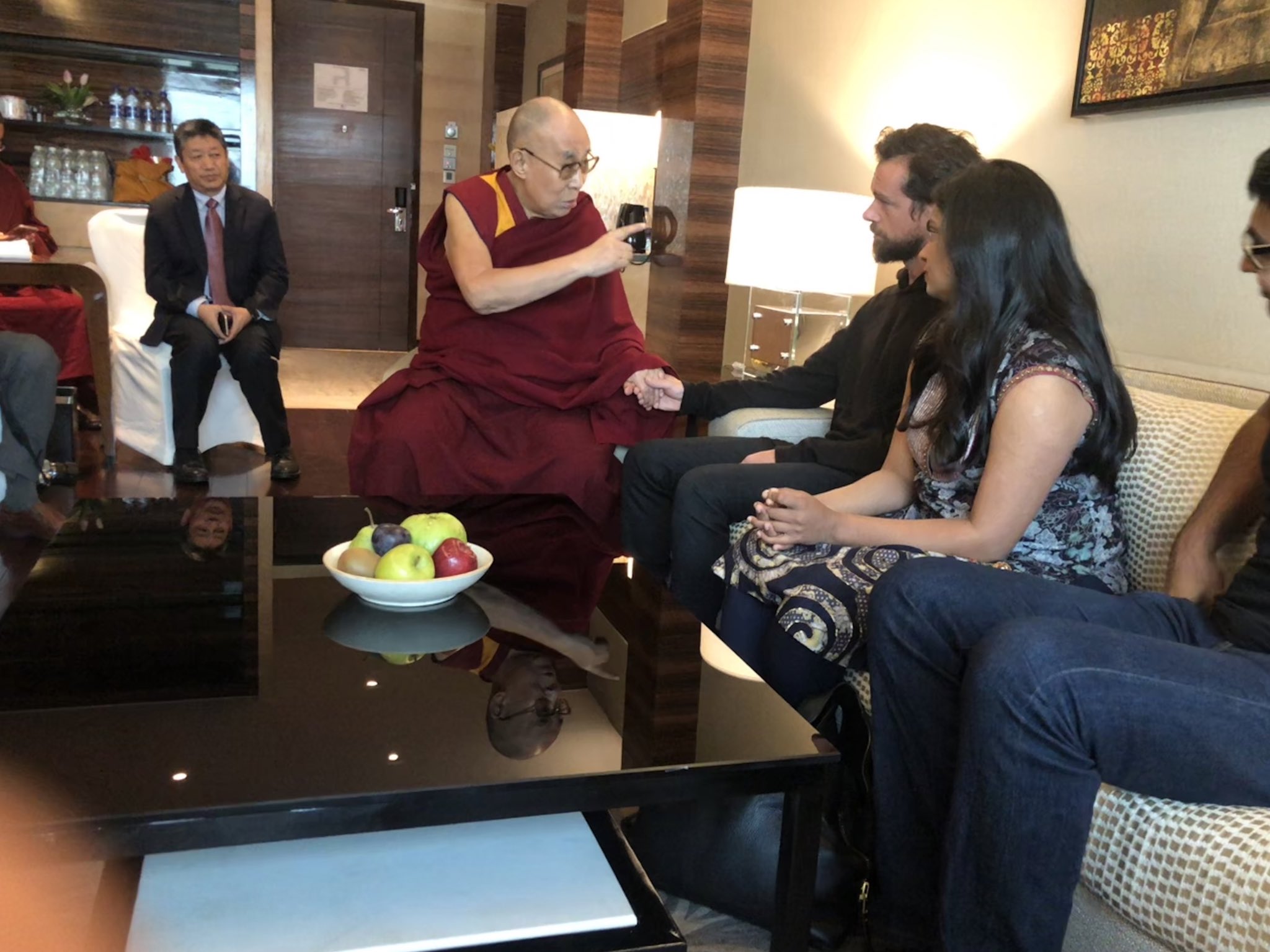 Jack Thank You Dalailama You Re An Amazing Teacher Also Thank You For Not Actually Pulling Out My Nose Ring Despite A Lot Of Painful Effort T Co Feytui5ey0 Twitter