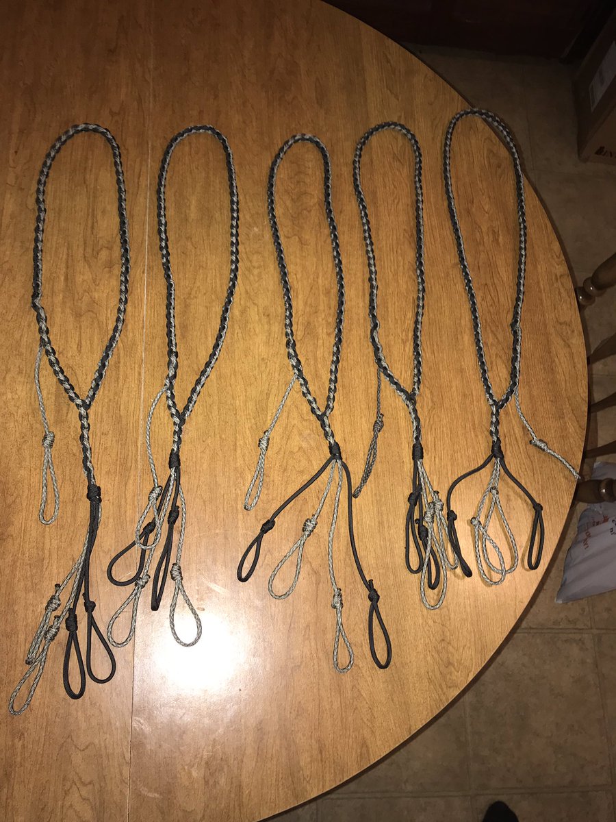 Check out these lanyards im making for duck calls!
