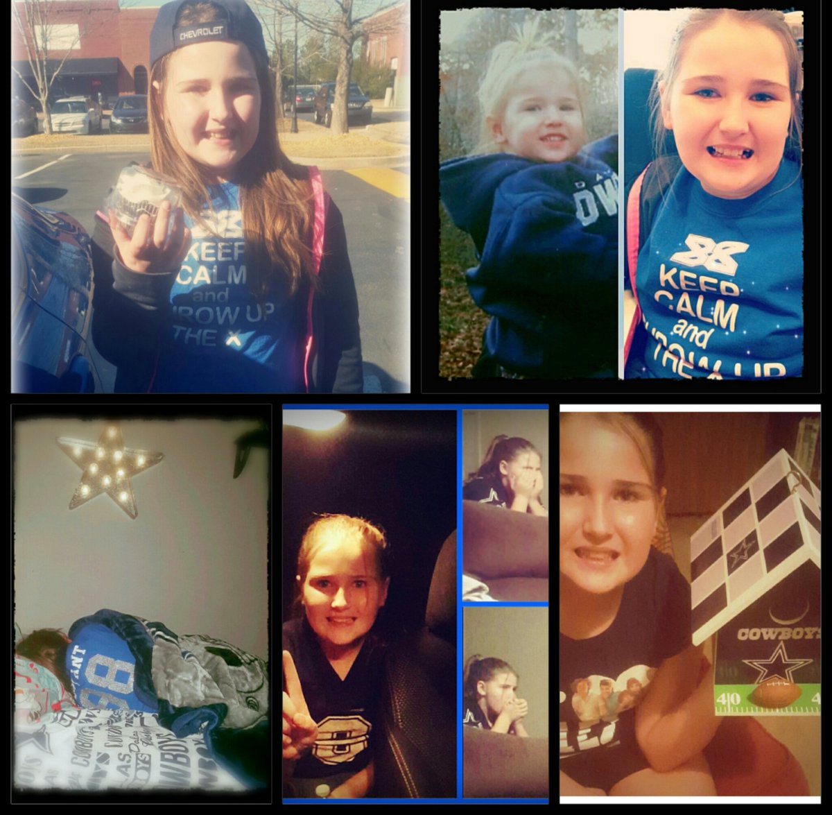 Hillary2727's tweet photo. @DezBryant My daughter Gracie is 11. She has rode for the Cowboys for over 9 years now. She's a huge fan, but an even bigger Dez fan. She told us she still loves her boys but she wanted a saints jersey for Christmas to support you. Keep your head up and remember who's watching. https://t.co/rsCpnJBjsb