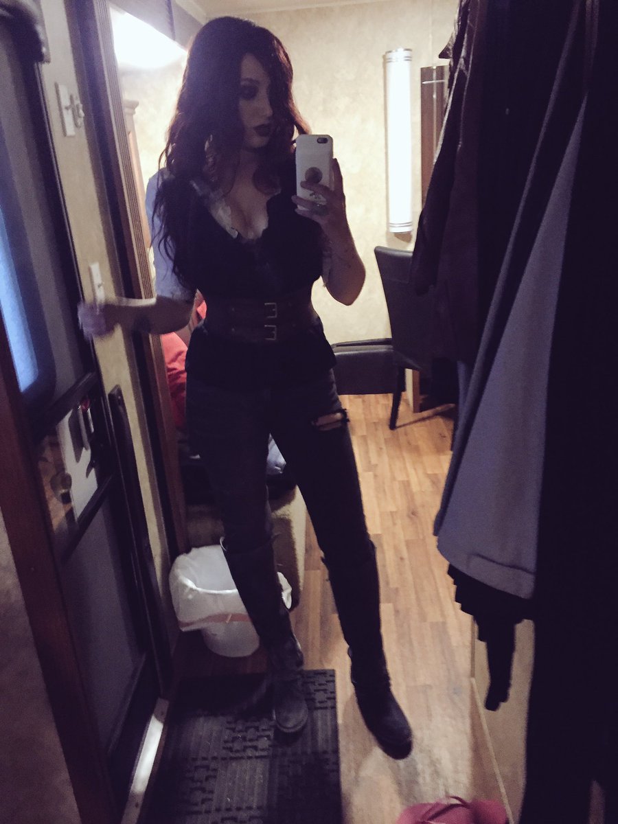 Some #bts from #Limbo. Original hair, make up, and wardrobe tests! #ZNATION #AddyCarver