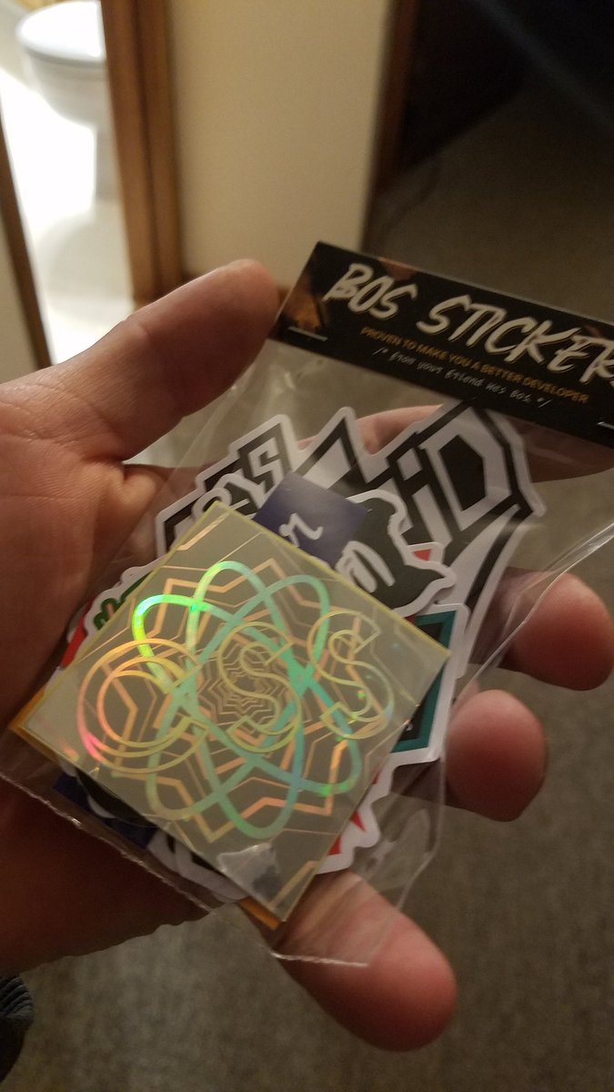 rabbitwerksjs's tweet image. A #tastytreat came in the mail today! @wesbos #syntaxfm 
Awesome! :) sticker time!