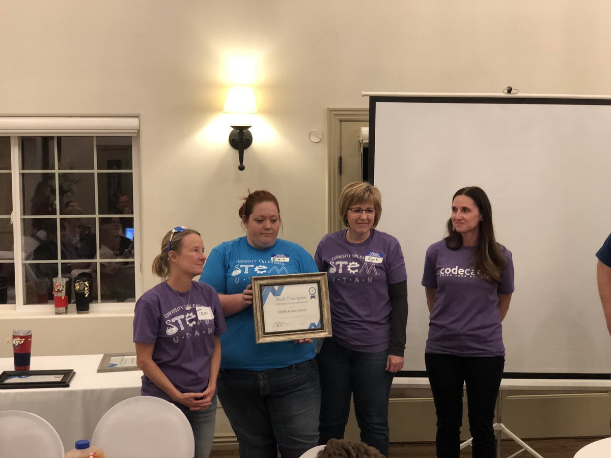 PaulHill_io's tweet image. Tonight our #CodeCamp2018 committee had the opportunity to thank @STEMUtah &amp;amp; tech leaders in our community for their support of CS education in Washington County #UtahTech