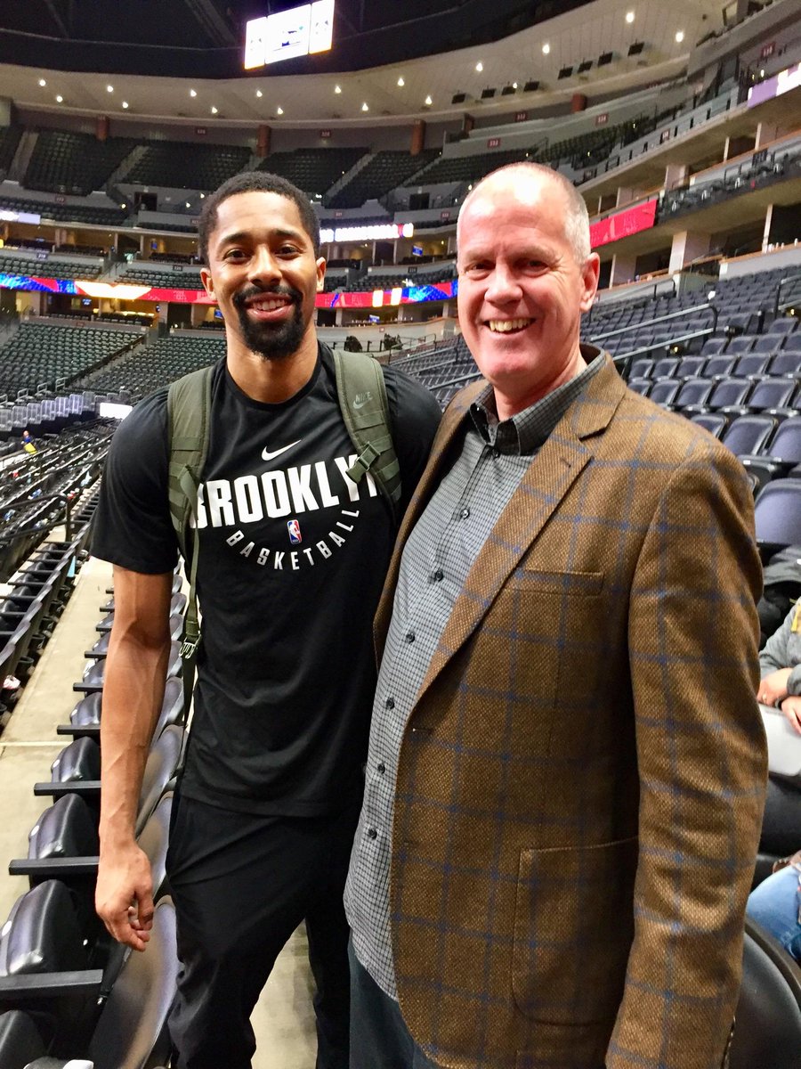 Had a chance to watch @SDinwiddie_25 play tonight against the Nuggets. Proud of the professional player he's become and a great role model for our team.