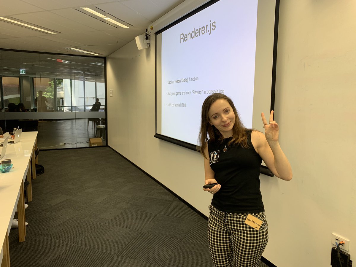IngaPflaumer's tweet image. Huge thanks to @MusesCodeJS and everyone attending my workshop today. I had a blast and hope you did too! #electronjs #gamedevelopment #javascript