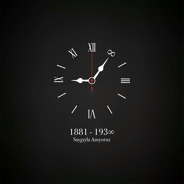 Vefatının 80.yılında Ulu Önder Mustafa Kemal Atatürk'ü saygı, özlem ve rahmetle anıyoruz. #Saat9u5geçe #atamizindeyiz #10Kasım1938
#10Kasım