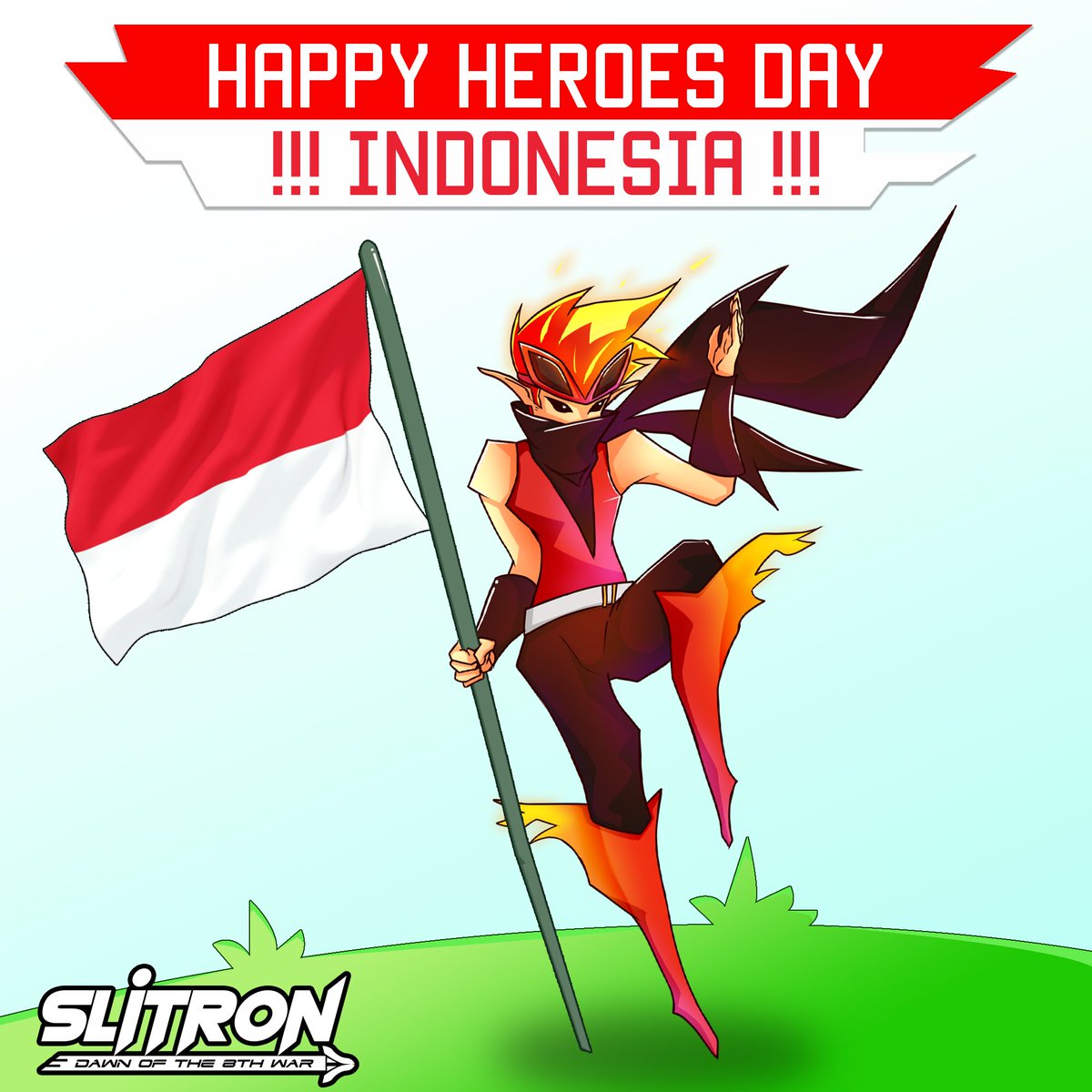 Poster Kemerdekaan Indonesia Kartun - Rahman Gambar