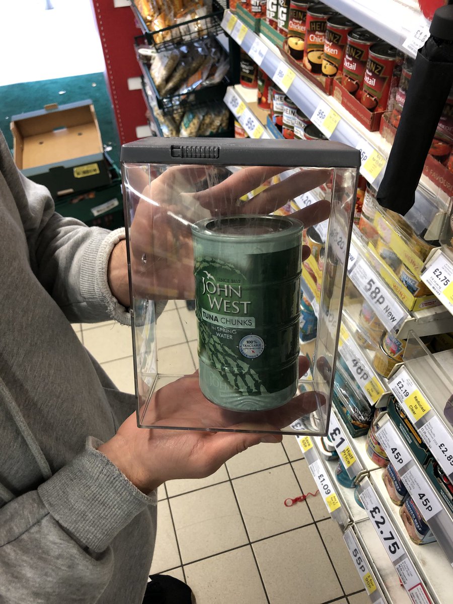 sdmarchant's tweet photo. Tesco Bournville. Nothing’s safe https://t.co/Zbshry60MG