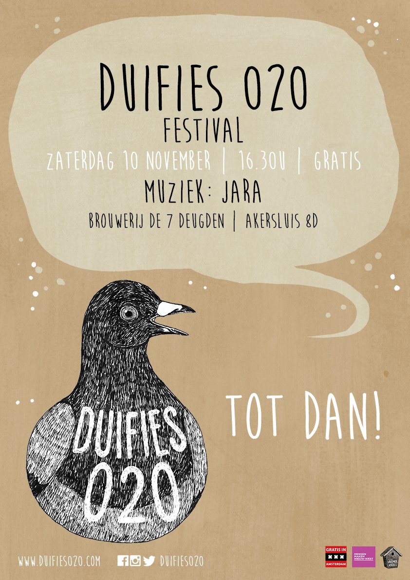 duifies020's tweet image. Tot straks bij #BrouwerijDe7Deugden met @listentojara #hotspotamsterdam #amsterdam #amsterdamnieuwwest #livemusicamsterdam #gratisinamsterdam #duifies020