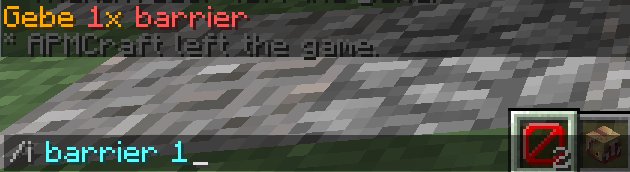 cubesidelive's tweet photo. Endlich gibt es wieder eine vernünftige Essentials-Version! Ab sofort könnt ihr euch eure Barrier-Blöcke also wieder per /i barrier holen! #cubeside #minecraft #plugin #update https://t.co/JYbDumJAsb