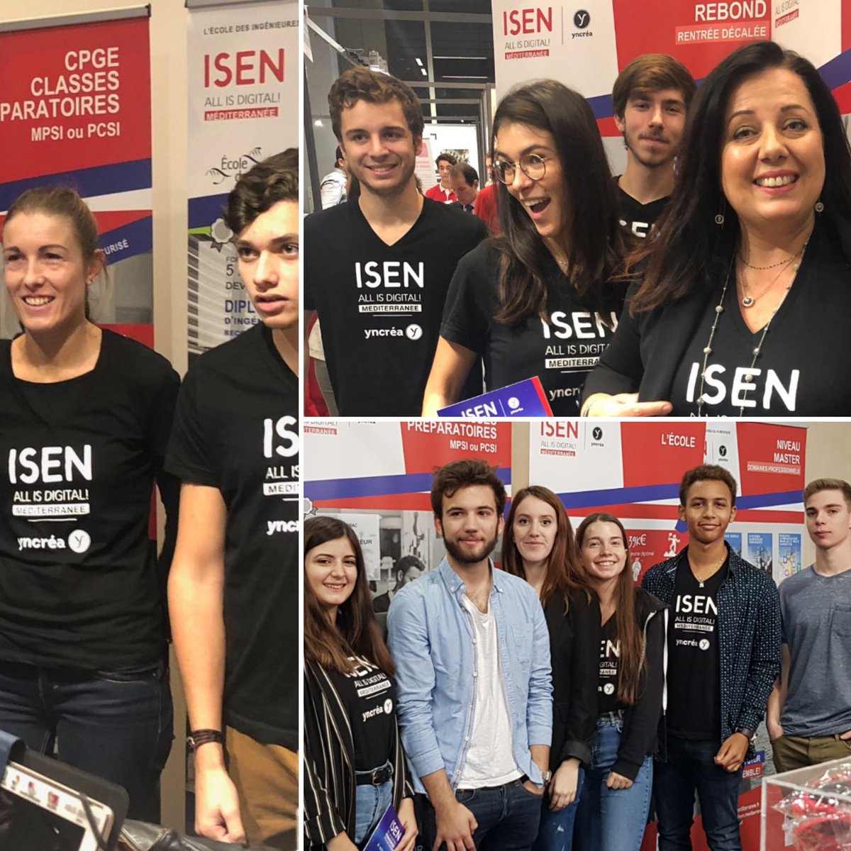 isenmed's tweet photo. A #Nice, #Gap et #Marseille, toujours un plaisir se rencontrer les lycéens et de présenter l'école sur les salons !
#WeAreISEN #AllisDigital #ISEN #orientation https://t.co/Gr6r0gNblD