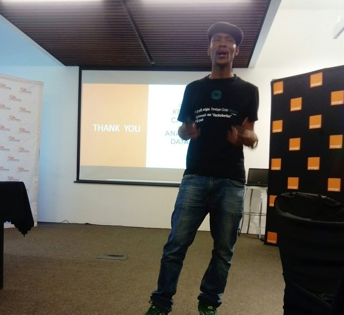gdggaborone's tweet photo. TensorFlow 101 with Tebogo Mogaleemang of @PydataBW
#DevFestSA18 #DevFest18
@googleafrica @googledevs @TensorFlow https://t.co/ETM4lbrCbL