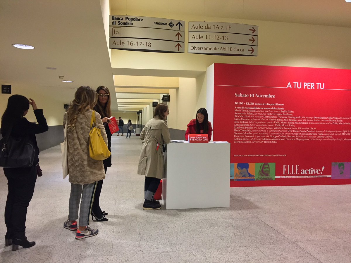 Orientamento e carriera? Chiedete consiglio alle mentor! Ci sono ancora moltissimi posti disponibili per prenotare una sessione personale con le mentor a cura di 
<a href="/ValoreD/">Valore D</a> #ELLEactive
