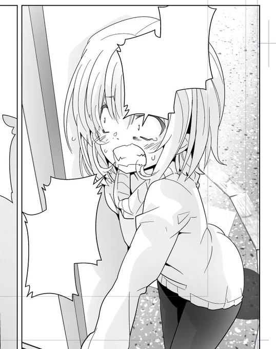 踏切時間描いてます。好きな表情が描けました。 