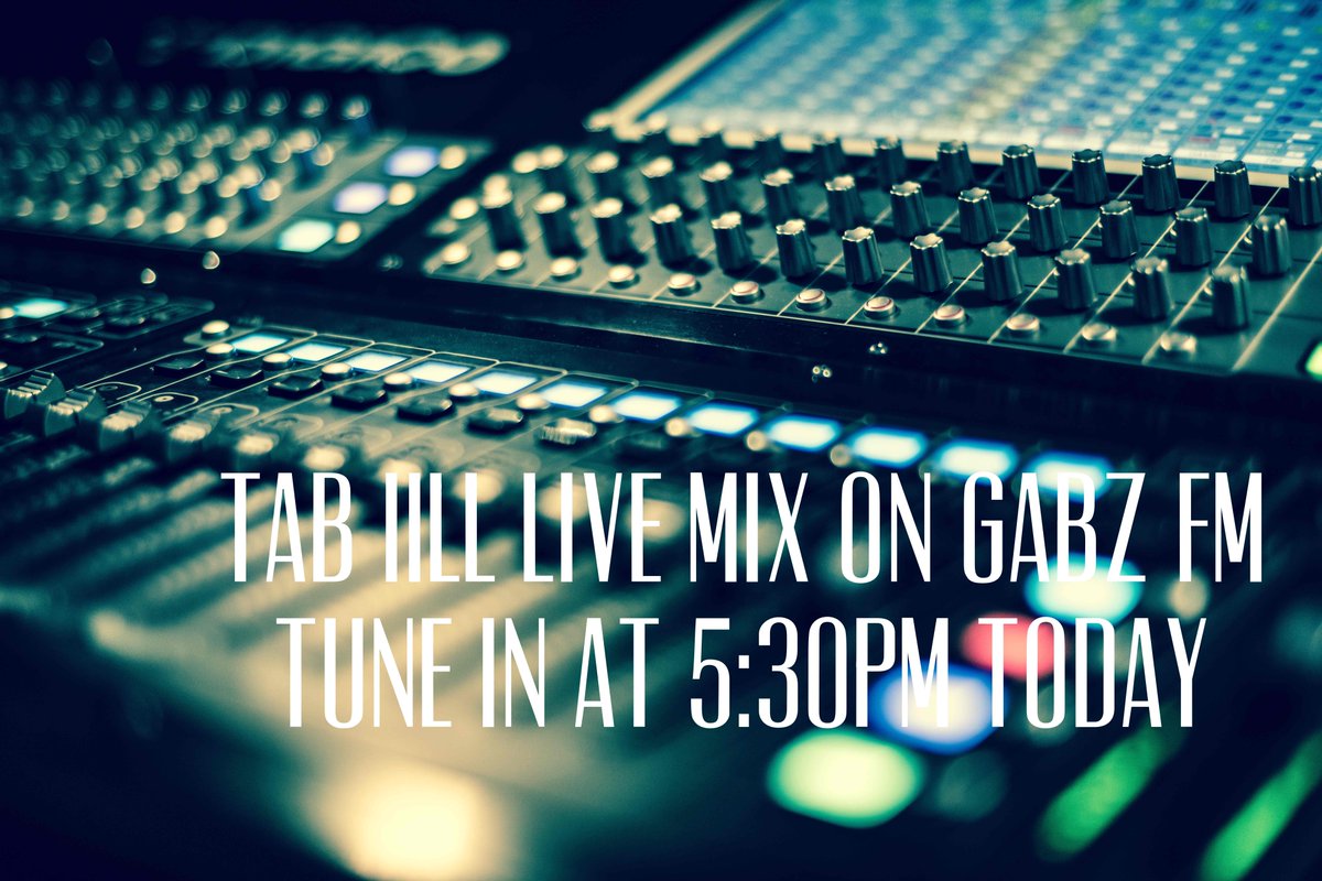 tab_iill's tweet photo. Jumpstart your #SaturdaySessions with a 🔥🔥🔥 live mix. Tune in to @Gabzfmnews at 5:30pm for some #iillness guaranteed. #edm #electrodj #bw https://t.co/ylCahUIzWn