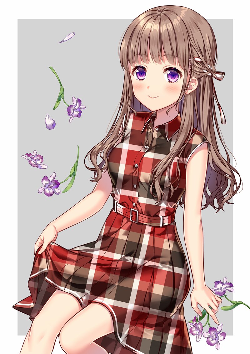 「お花と女の子? 」|kr木：C101新刊委託中！📚️のイラスト