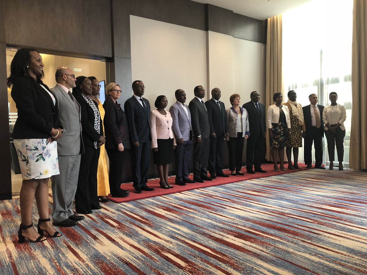 Today, I joined @EdNgirente and his fantastic team to launch the Rwanda Future Drivers of Growth study, a joint report from @RwandaFinance and @WorldBank. An important milestone on the path to #Vision2050