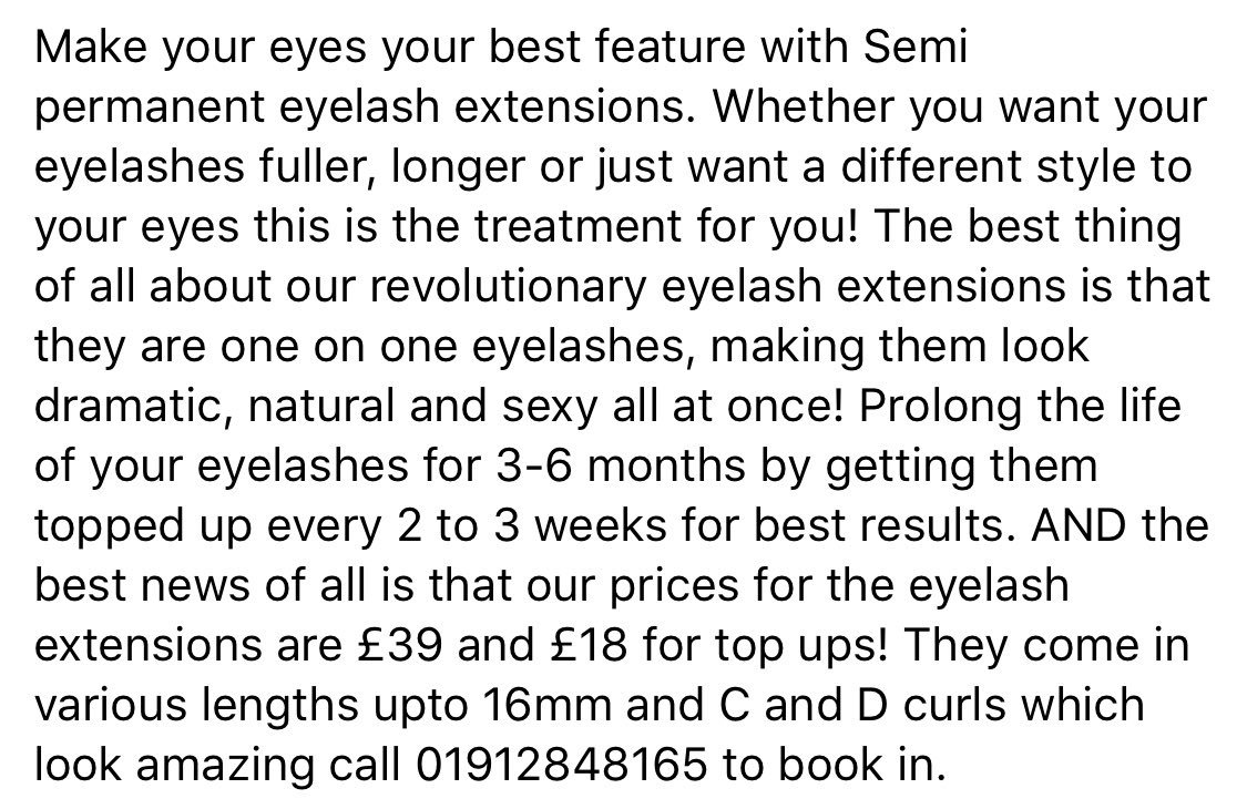 Movida_'s tweet photo. Semi-Permanent Eyelash Extensions £39 call 01912848165 https://t.co/Fhv3AvSlLP https://t.co/lUVNhW20fF