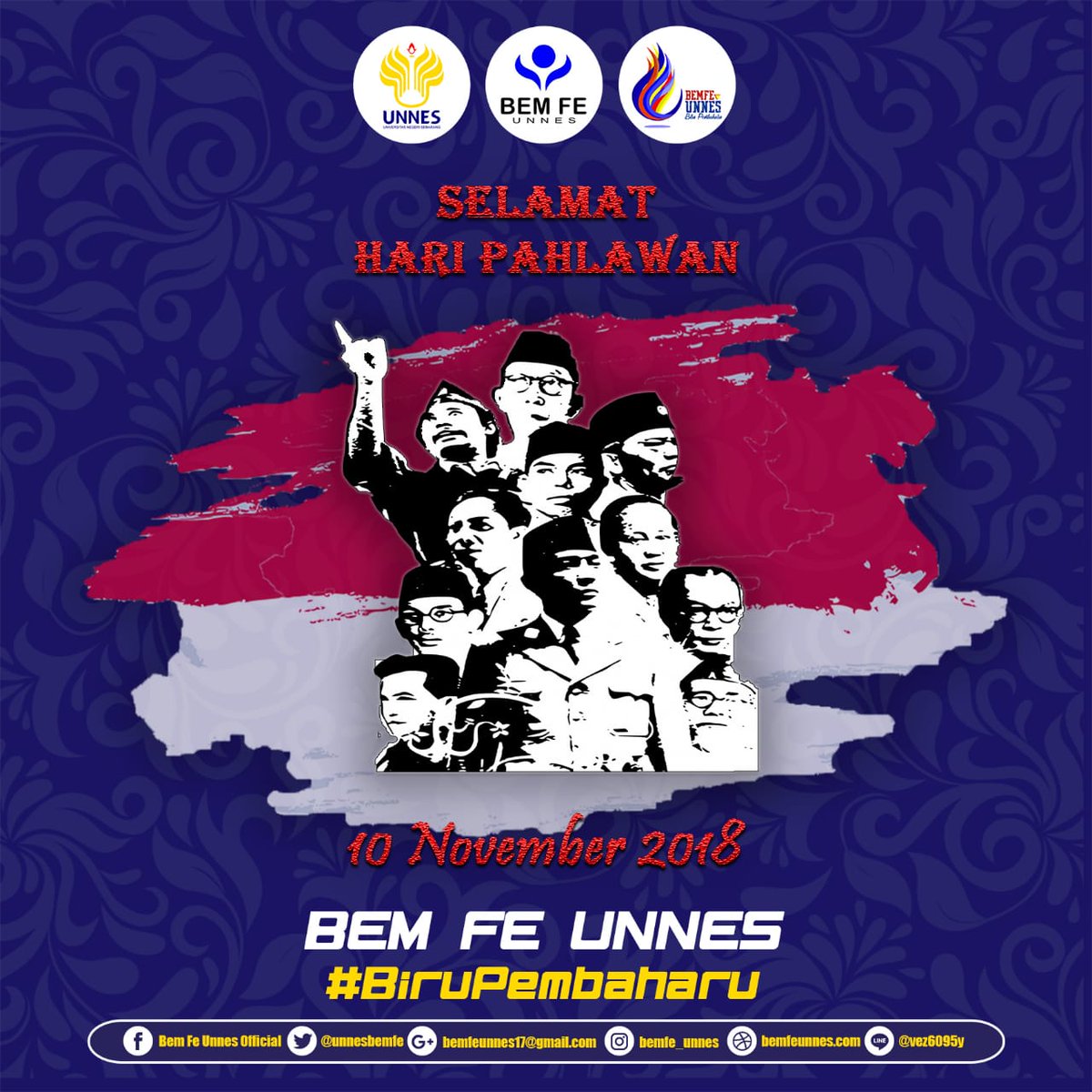 unnesbemfe's tweet photo. https://t.co/LDLJPhggzw

#BEMFEUnnes2018
#BiruPembaharu
#FEBrilian
#FEUnnes
#InfoFE
#EkonomiBrilian
#HariPahlawanNasional https://t.co/NlaIs7cZbw