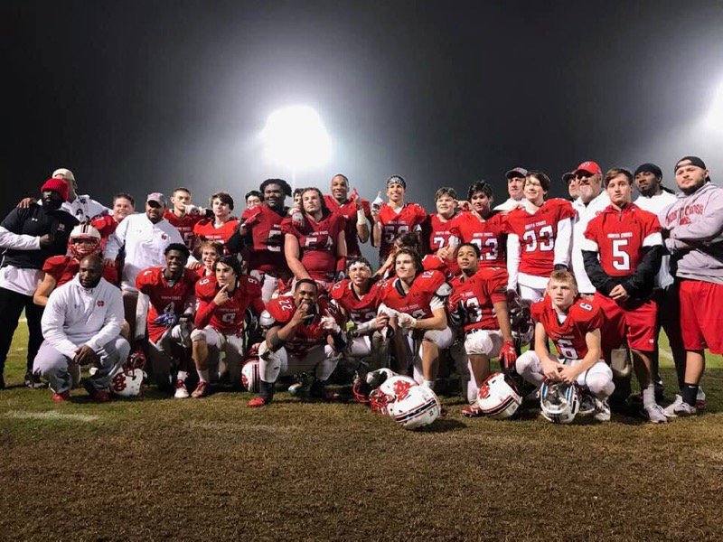 NCSRaiders's tweet photo. Congratulations @NCSRaiders for an amazing 36-0 state championship semi-finals win against @NSACADEMY, a team that beat us by 21 the first game of the season. #whatacomeback #ontothenext #NCSAthletics https://t.co/ryIeIPBKsA