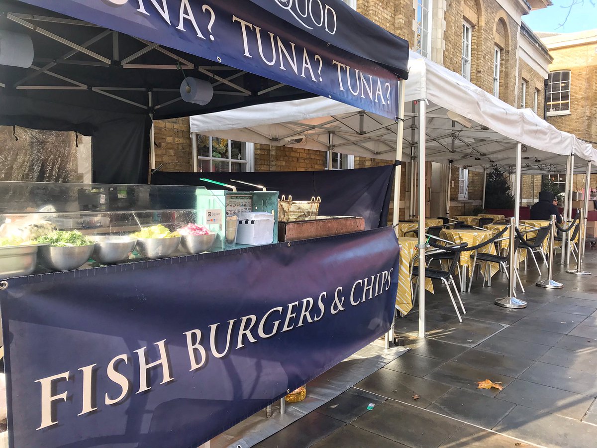 In the mood for a fish burger this lunchtime? You will find <a href="/thepequod2016/">The Pequod</a> next to <a href="/partridgesfoods/">Archived | Partridges Market</a>’ Champagne bar today.