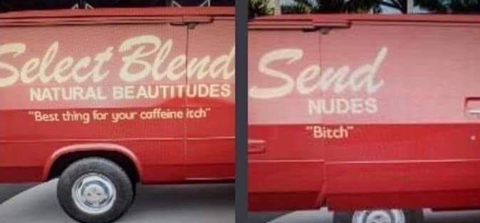 YouHadOneJ0B's tweet photo. This van. 😂 https://t.co/IhG0jULbUU